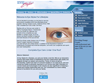 Tablet Screenshot of eyestylesforlifestyles.com
